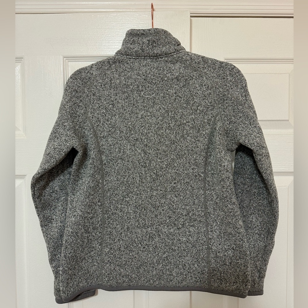 Patagonia Grey Better Sweater Quarter Zip Fleece, Small - Picture 7 of 7